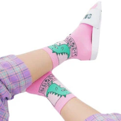 Japanese Dino Socks -Clothing Discount Store japanese dino socks ankle socks cotton dino dinosaurs green dinosaur socks kawaii babe 811