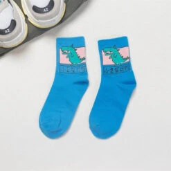 Japanese Dino Socks -Clothing Discount Store japanese dino socks blue dinosaur ankle socks cotton dino dinosaurs green dinosaur socks kawaii babe 336