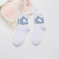 Japanese Dino Socks -Clothing Discount Store japanese dino socks white cat ankle socks cotton dino dinosaurs green dinosaur socks kawaii babe 503