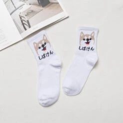 Japanese Dino Socks -Clothing Discount Store japanese dino socks white dog ankle socks cotton dino dinosaurs green dinosaur socks kawaii babe 310
