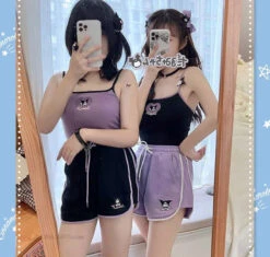 Kawaii Athletic Shorts -Clothing Discount Store kawaii athletic shorts cinnamoroll my melody sanrio short shorts shorts babe 164