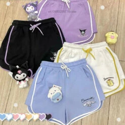 Kawaii Athletic Shorts -Clothing Discount Store kawaii athletic shorts cinnamoroll my melody sanrio short shorts shorts babe 473
