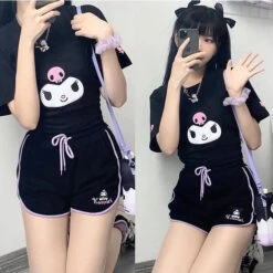Kawaii Athletic Shorts -Clothing Discount Store kawaii athletic shorts cinnamoroll my melody sanrio short shorts shorts babe 939
