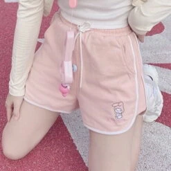 Kawaii Athletic Shorts -Clothing Discount Store kawaii athletic shorts melody s cinnamoroll my melody sanrio short shorts shorts babe 908