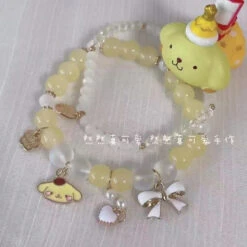 Kawaii Beaded Bracelets -Clothing Discount Store kawaii beaded bracelets pom purin beads sanrio sanriocore bracelet babe 322