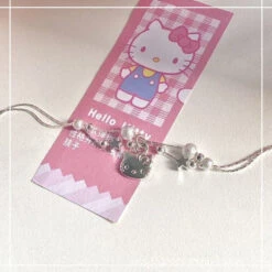Kawaii Beaded Bracelets -Clothing Discount Store kawaii beaded bracelets silver kitty beads sanrio sanriocore bracelet babe 226