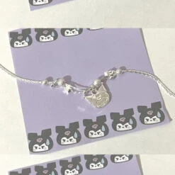 Kawaii Beaded Bracelets -Clothing Discount Store kawaii beaded bracelets silver kuromi beads sanrio sanriocore bracelet babe 455