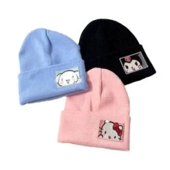 Kawaii Beanie -Clothing Discount Store kawaii beanie knit toque hat 656