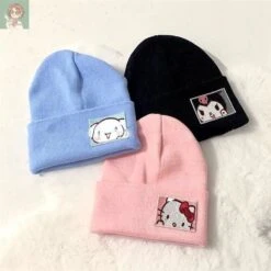 Kawaii Beanie -Clothing Discount Store kawaii beanie knit toque hat 693