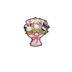 Kawaii Bouquet Enamel Pins -Clothing Discount Store kawaii bouquet enamel pins brooches pins flowers kawaii kuromi 676