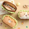 Kawaii Burger Dog Pencil Case -Clothing Discount Store kawaii burger dog pencil case pen cases case cheeseburger dog 159