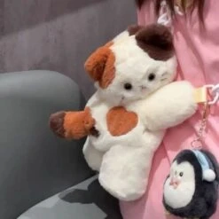 Kawaii Calico Kitten Fanny Pack Bag -Clothing Discount Store kawaii calico kitten fanny pack bag carrying cross body 737