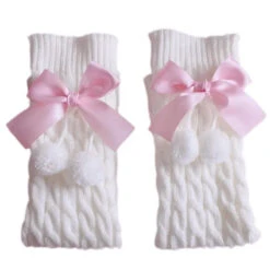 Kawaii Cotton Bow Leg Warmers -Clothing Discount Store kawaii cotton bow leg warmers leg warmers bow kawaii warmers socks 573