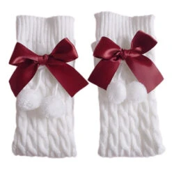 Kawaii Cotton Bow Leg Warmers -Clothing Discount Store kawaii cotton bow leg warmers leg warmers bow kawaii warmers socks 590