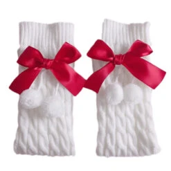 Kawaii Cotton Bow Leg Warmers -Clothing Discount Store kawaii cotton bow leg warmers leg warmers bow kawaii warmers socks 647