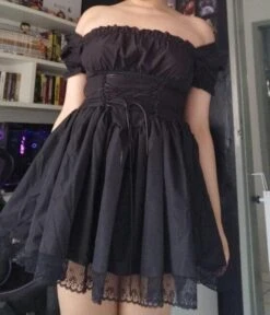 Baby Doll Maiden Dress -Clothing Discount Store kawaii cute babydoll maiden dress gothic tutu skirt dark fashion 198