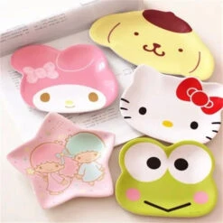 Kawaii Dinner Plates 10 Kawaii Dinner Plates -Clothing Discount Store kawaii dinner plates plate dinnerware frog hello kitty keroppi babe 734