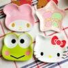 Kawaii Dinner Plates -Clothing Discount Store kawaii dinner plates set of all 4 save 15 plate dinnerware frog hello kitty keroppi babe 274