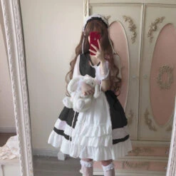 Elegant Victorian Maid Dress 9 Elegant Victorian Maid Dress -Clothing Discount Store kawaii elegant victorian maid puffy sleeve layered dress 411