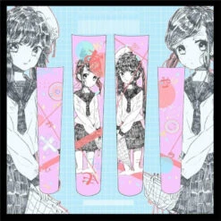 Kawaii Explosion Stockings -Clothing Discount Store kawaii explosion stockings anime knee high socks 460