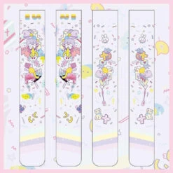 Kawaii Explosion Stockings -Clothing Discount Store kawaii explosion stockings anime knee high socks 913