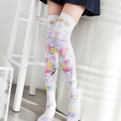 Kawaii Explosion Stockings -Clothing Discount Store kawaii explosion stockings anime knee high socks 936