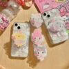 Kawaii Friends Grip IPhone Case -Clothing Discount Store kawaii friends grip iphone case mobile phone cases iphone case kawaii 163