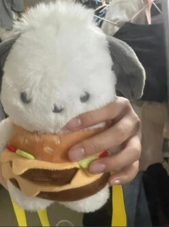 Kawaii Hamburger Puppy Bag 23 Kawaii Hamburger Puppy Bag -Clothing Discount Store kawaii hamburger puppy bag big mac burger cross body bag cute fox bag purse babe 962