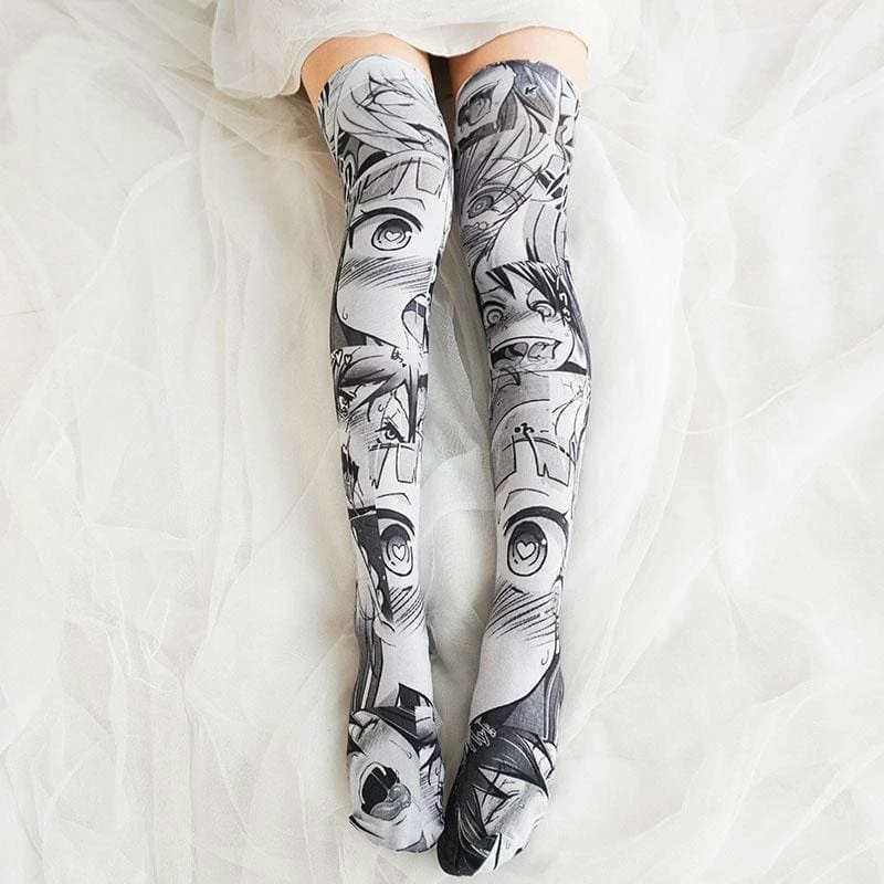 Manga Face Stockings 3 Manga Face Stockings