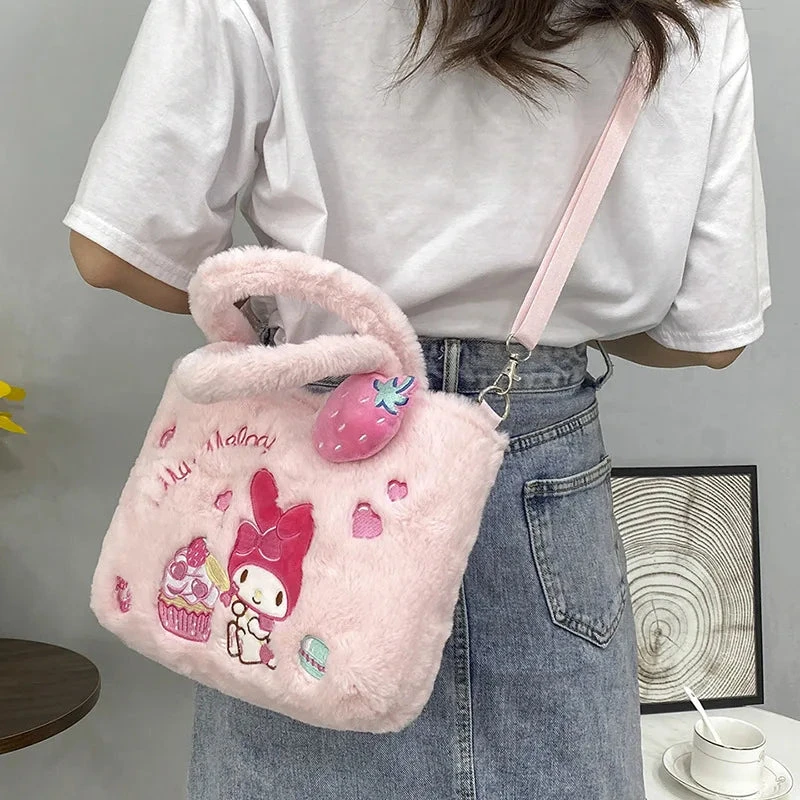 Kawaii Plush Cross Body Bags 3 Kawaii Plush Cross Body Bags