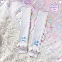 Kawaii Ribbon Arm Sleeves -Clothing Discount Store kawaii ribbon arm sleeves cinnamoroll sleeve bows ribbons sanrio babe 171