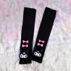 Kawaii Ribbon Arm Sleeves -Clothing Discount Store kawaii ribbon arm sleeves kuromi sleeve bows ribbons sanrio babe 617