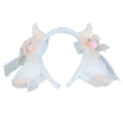 Kawaii Sheep Headband -Clothing Discount Store kawaii sheep headband beige horns head band bands headbands hair accessory babe 657