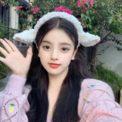 Kawaii Sheep Headband -Clothing Discount Store kawaii sheep headband head band bands headbands hair accessory babe 836