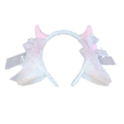 Kawaii Sheep Headband -Clothing Discount Store kawaii sheep headband pink horns head band bands headbands hair accessory babe 887