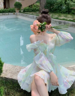 Tie-Dye Fairy Ruffled Dress 11 Tie-Dye Fairy Ruffled Dress -Clothing Discount Store kawaii tie dye fairy ruffled layered dress 693