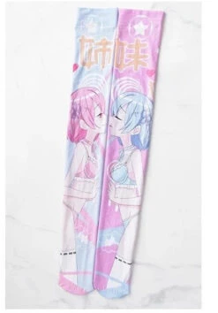 Kiss Kiss Stockings -Clothing Discount Store kiss anime girl vibrant cute stockings thigh highs 425