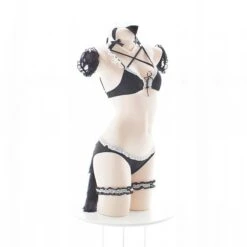Kitten Maid Outfit 15 Kitten Maid Outfit -Clothing Discount Store kitten maid outfit cat cosplay costume tail costime lingerie ddlg playground 883