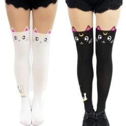 Kitten Tights -Clothing Discount Store kitten tights anime girl girls artemis cat ear leggings kawaii babe 651