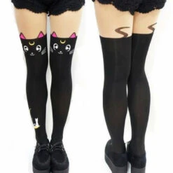 Kitten Tights -Clothing Discount Store kitten tights anime girl girls artemis cat ear leggings kawaii babe 948