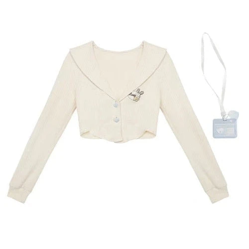 Knit Teddy Crop Top 11 Knit Teddy Crop Top - Image 9