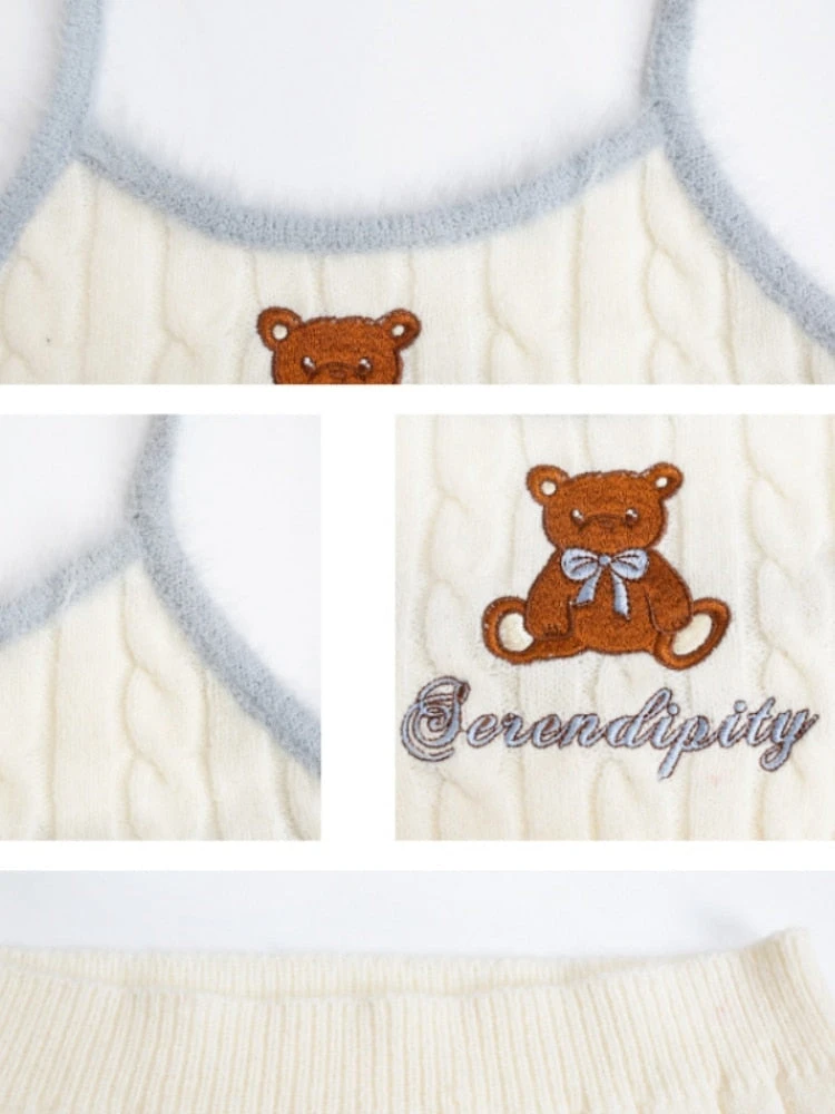 Knit Teddy Crop Top 13 Knit Teddy Crop Top - Image 11
