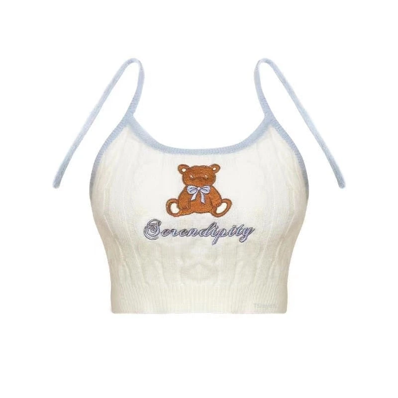 Knit Teddy Crop Top 10 Knit Teddy Crop Top - Image 8