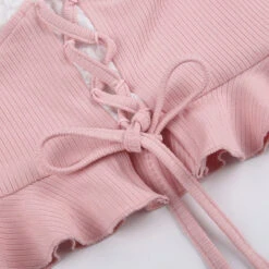 Lace Knit Princess Sweater 39 Lace Knit Princess Sweater -Clothing Discount Store lace knit princess sweater coquette dollette fae faecore fairycore shirt kawaii babe 298