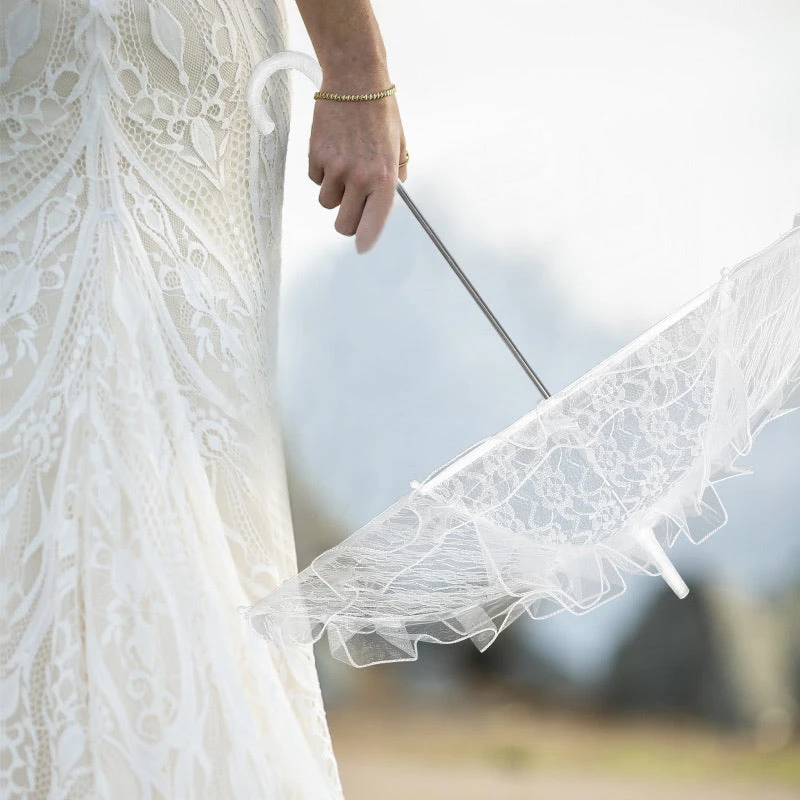 Lace Parasol Umbrella 17 Lace Parasol Umbrella - Image 15