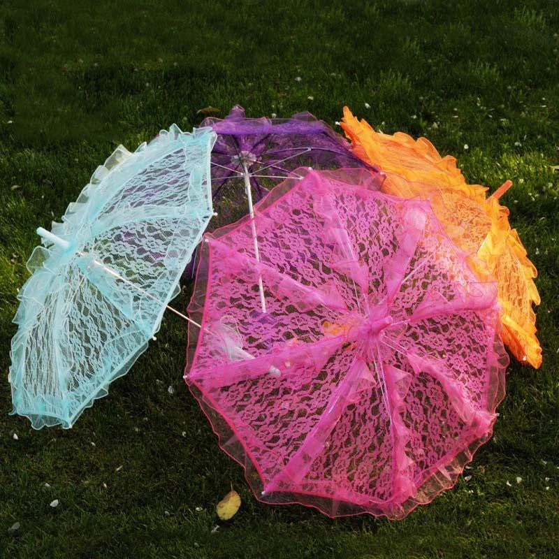 Lace Parasol Umbrella 14 Lace Parasol Umbrella - Image 12