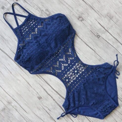 Lace One Piece Swimsuit 16 Lace One Piece Swimsuit -Clothing Discount Store lace piece swimsuit blue l beach beachwear bikini black lace bodysuit swimwear kawaii babe 689