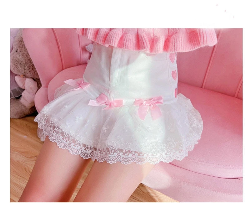 Lace Ribbon Lolita Skirt 19 Lace Ribbon Lolita Skirt - Image 17