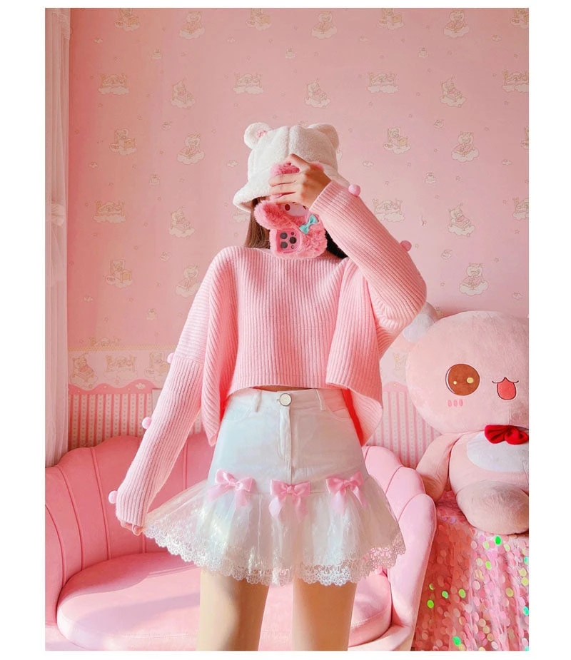 Lace Ribbon Lolita Skirt 13 Lace Ribbon Lolita Skirt - Image 11