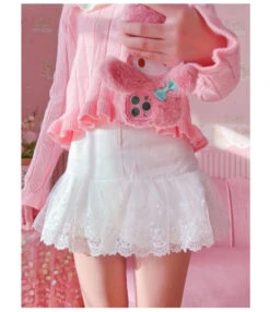 Lace Ribbon Lolita Skirt 28 Lace Ribbon Lolita Skirt -Clothing Discount Store lace ribbon lolita skirt plain version s bow bowknot bows fairy kei girly ddlg playground kawaii babe 540